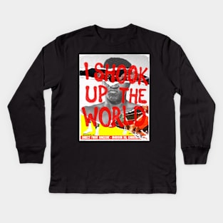 Ali Shook UP the World! Kids Long Sleeve T-Shirt